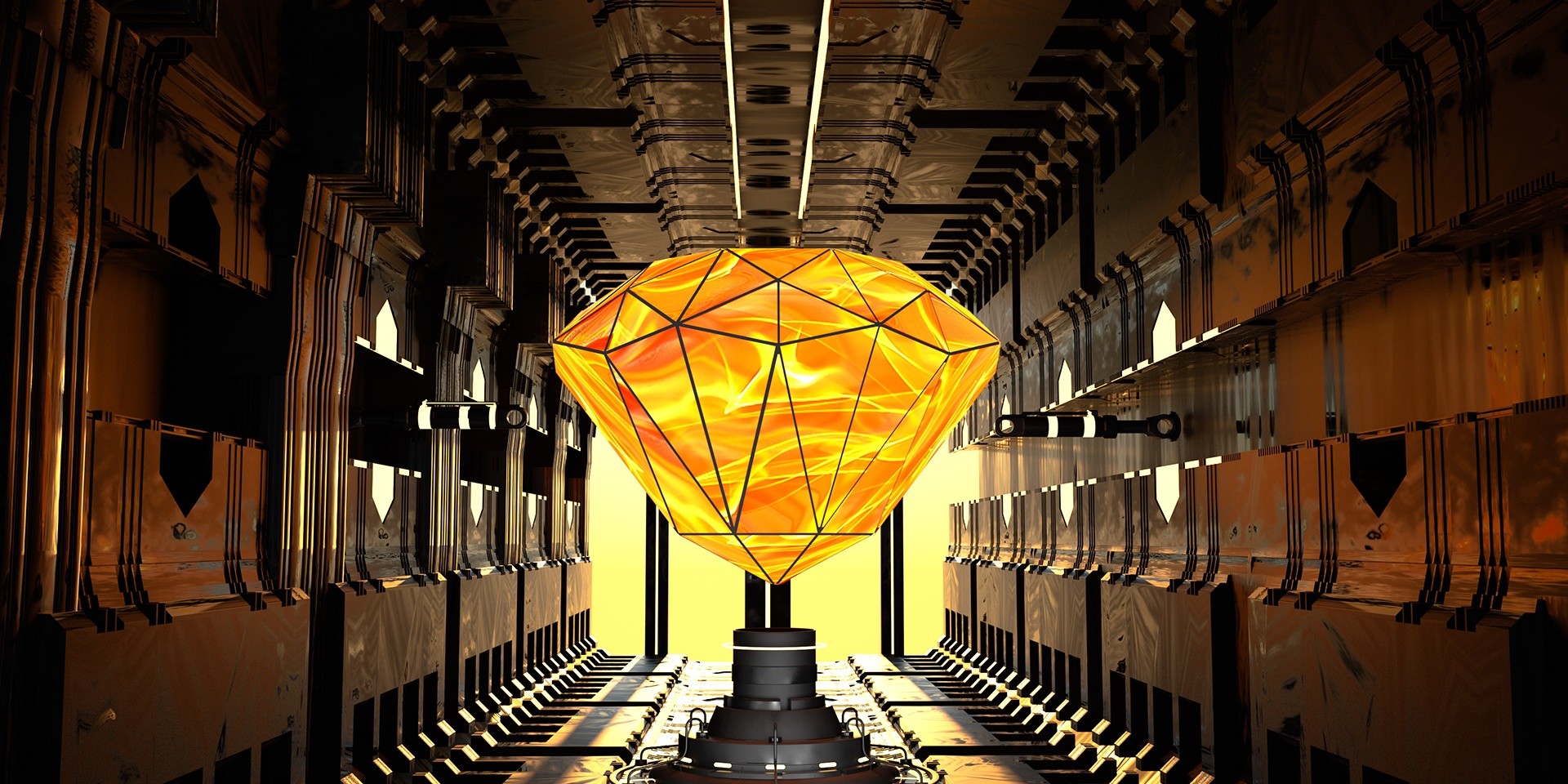 Immersive diamond room